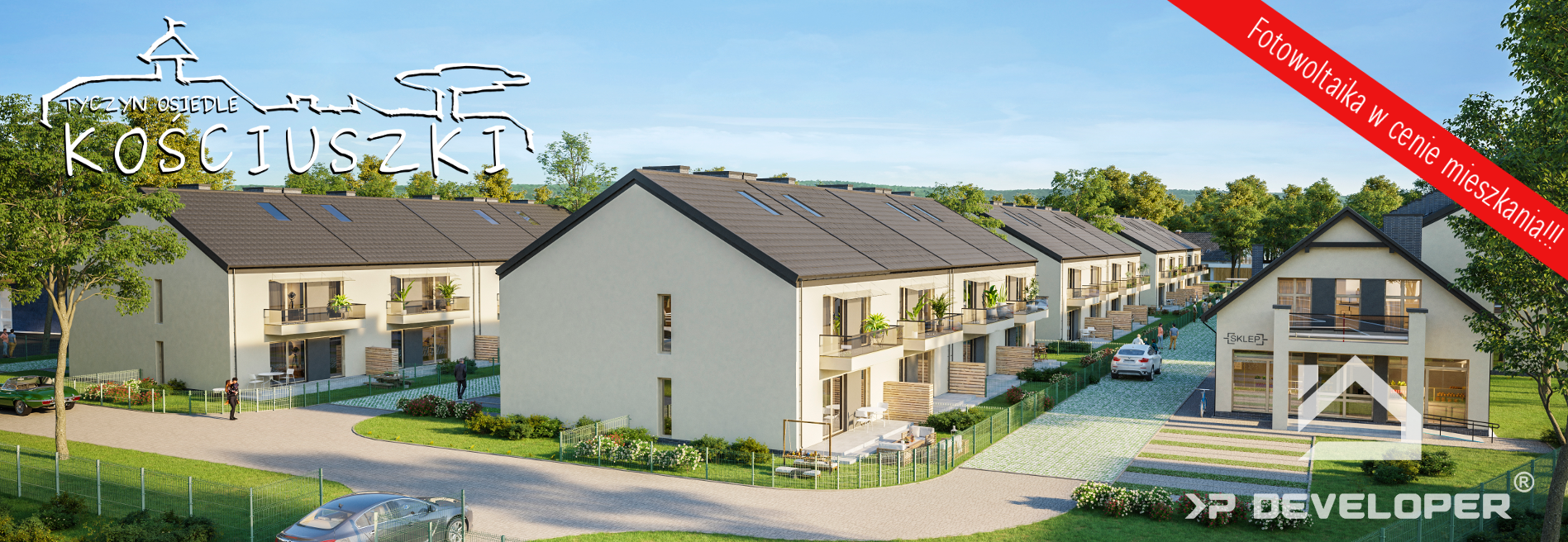 Nowe szeregówki Tyczyn mieszkania Osiedle Kościuszki
